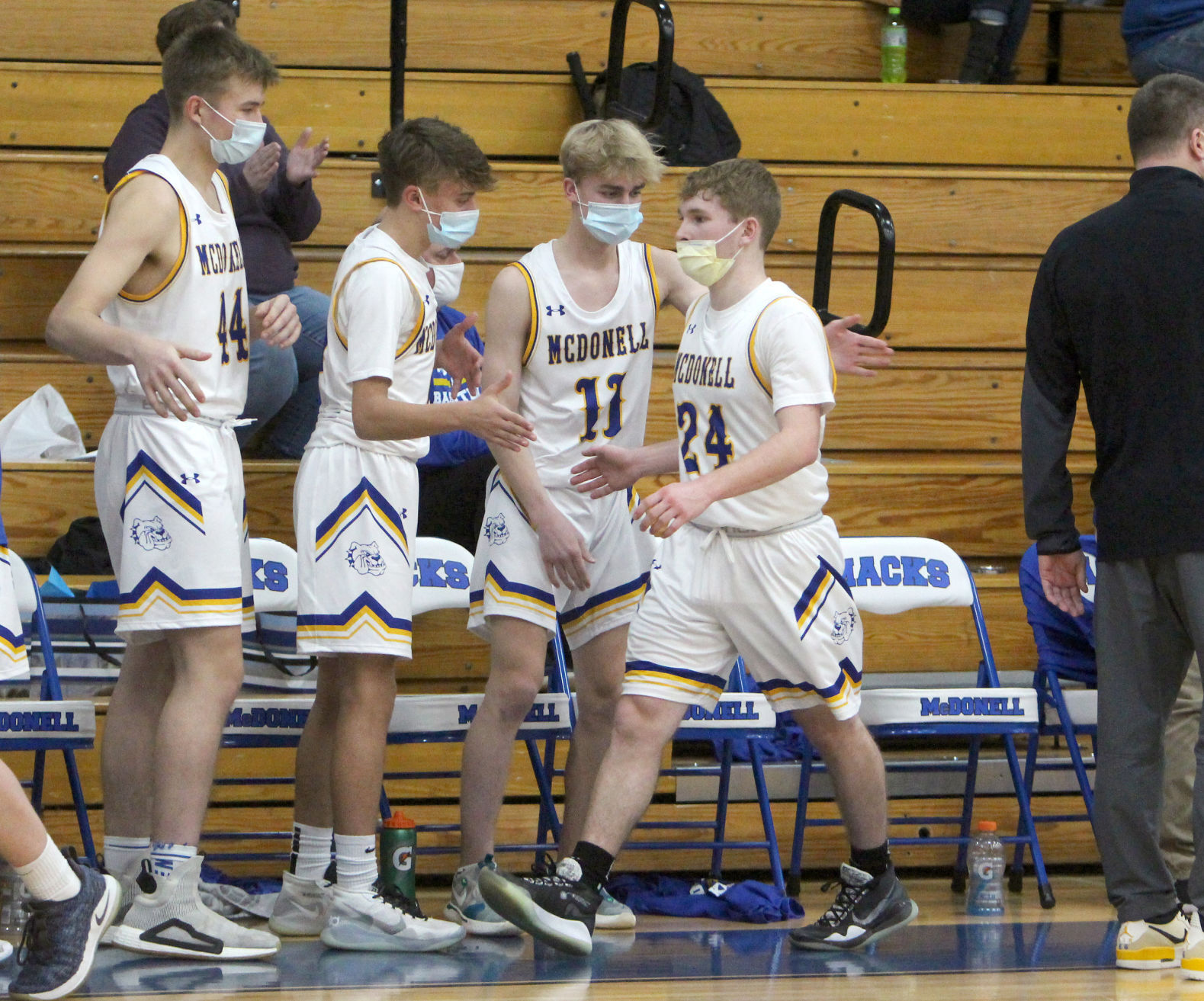 Cadott at McDonell boys basketball 1-18-21